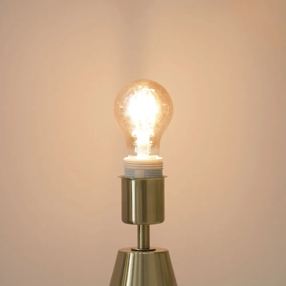 Jax Touch LED Table Lamp - Charcoal, Antique Brass