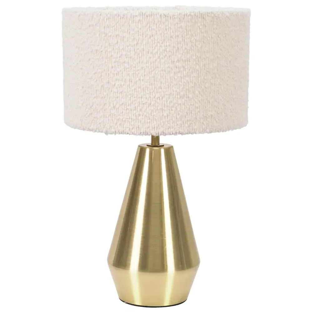 Jax Touch LED Table Lamp - Cream, Boucle