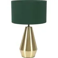 Jax Touch LED Table Lamp - Gold, Green Shade
