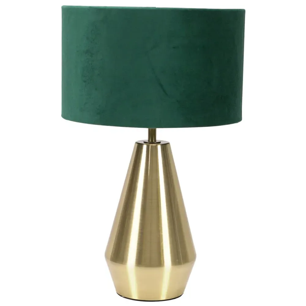 Jax Touch LED Table Lamp - Green, Velvet