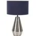 Jax Touch LED Table Lamp - Navy Blue, Chrome