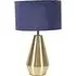 Jax Touch LED Table Lamp - Navy Blue, Velvet
