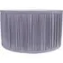 Jess Large Drum Lamp Shade Ruched Pleated - Blue, Faux Silk
