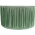 Jess Large Drum Lamp Shade Ruched Pleated - Green, Faux Silk