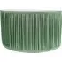 Jess Small Drum Lamp Shade Ruched Pleated - Green, Faux Silk
