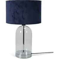 Jessy LED Table Lamp - Blue, Glass