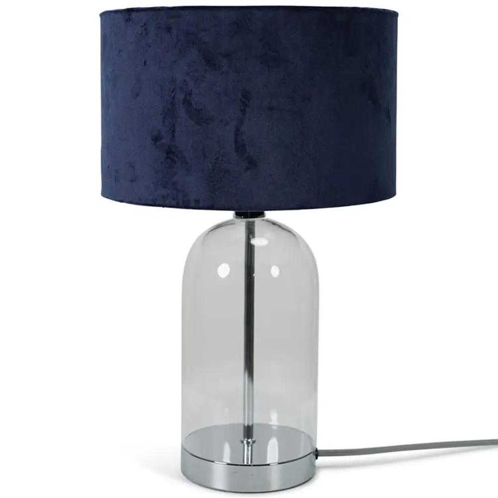 Jessy LED Table Lamp - Blue, Glass image