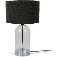 Jessy LED Table Lamp - Grey, Glass