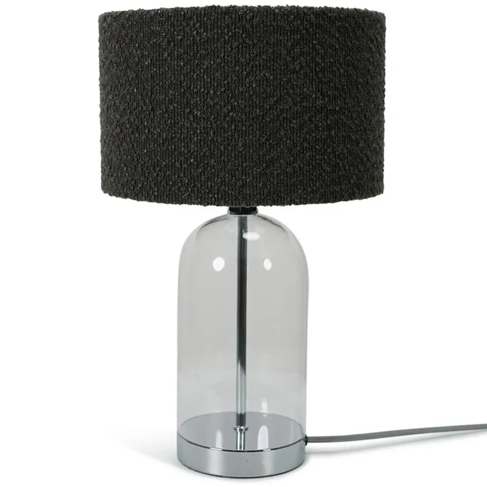 Jessy LED Table Lamp - Grey, Glass