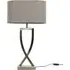Katniss Crossover LED Table Lamp - Silver, Metal