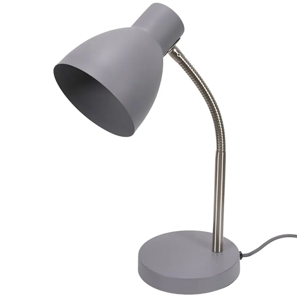 Keela Adjustable LED Desk Lamp - Grey, Metal