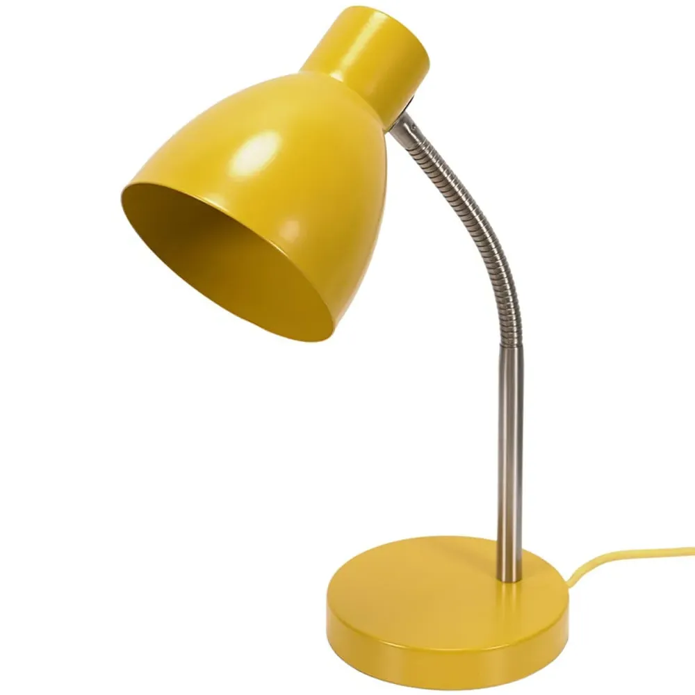 Keela Adjustable LED Desk Lamp - Yellow, Metal