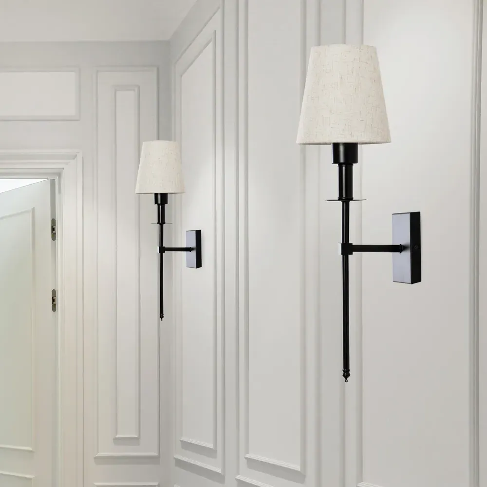 Kincaid Rechargeable LED Wall Light 2 Pack - Black