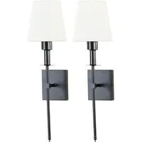 Kincaid Rechargeable LED Wall Light 2 Pack - Black