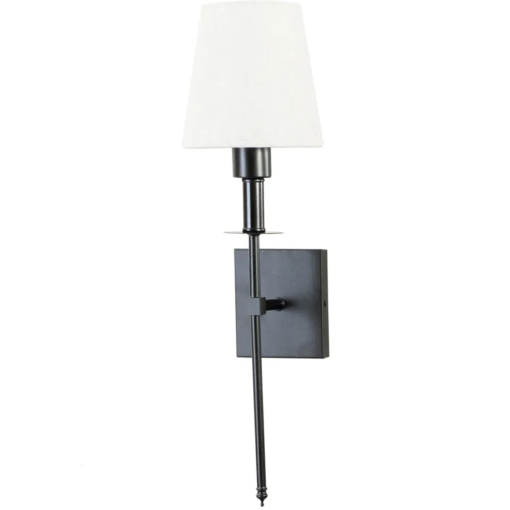 Kincaid Rechargeable Wall Light with Shade - Black image
