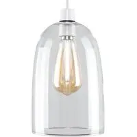 Kira Dome Ceiling Pendant Shade - Silver, Glass