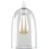 Kira Dome Ceiling Pendant Shade - Silver, Glass