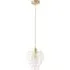 Lane 5 Tier Ceiling Pendant Lamp Shade - Clear Glass, Gold
