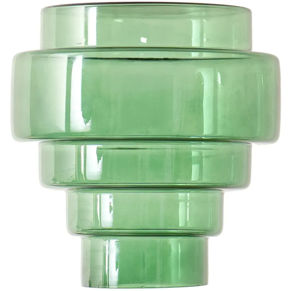 Lane 5 Tier Ceiling Pendant Lamp Shade - Green Glass
