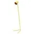 Lark Slimline LED Floor Lamp - Mustard Yellow, Metal