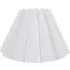 Lauren Pleated Scallop Lamp Shade - White, Linen-Look