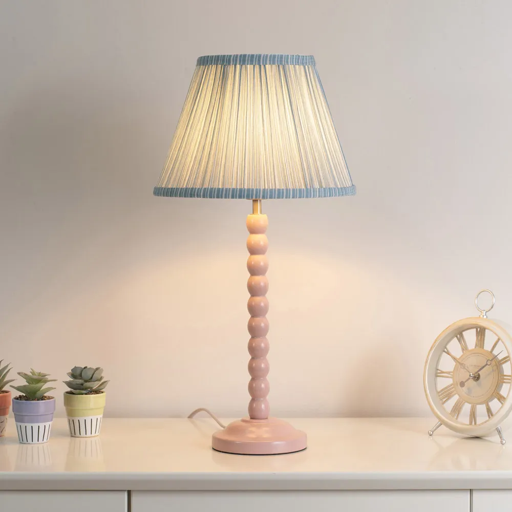 Laurenne Small Lamp Shade - Blue, Fabric