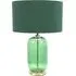 Leigh Reni LED Table Lamp - Forest Green, Glass