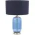 Leigh Reni LED Table Lamp - Navy Blue, Glass