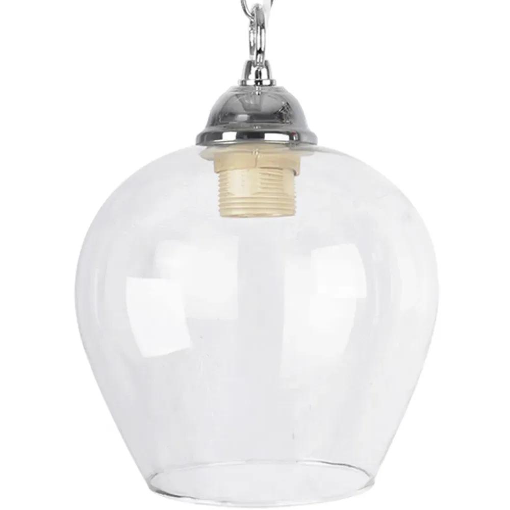 Lewis Bell Shaped Ceiling Pendant Shade - Clear Glass image