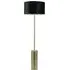 Lexy Dimmable LED Floor Lamp - Black Velvet, Gold