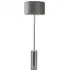 Lexy Dimmable LED Floor Lamp - Grey, Velvet