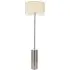 Lexy Drum Shade LED Floor Lamp with Dimmer - Natural, Chrome