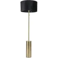 Lexy Reni LED Floor Lamp with Dimmer - Black, Antique Brass