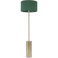 Lexy Reni LED Floor Lamp with Dimmer - Forest Green, Fabric