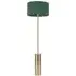 Lexy Reni LED Floor Lamp with Dimmer - Forest Green, Fabric