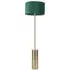 Lexy Reni LED Floor Lamp with Dimmer - Forest Green, Velvet