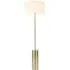 Lexy Reni LED Floor Lamp with Dimmer - Natural, Antique Brass