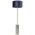 Lexy Reni LED Floor Lamp with Dimmer - Navy Blue, Velvet