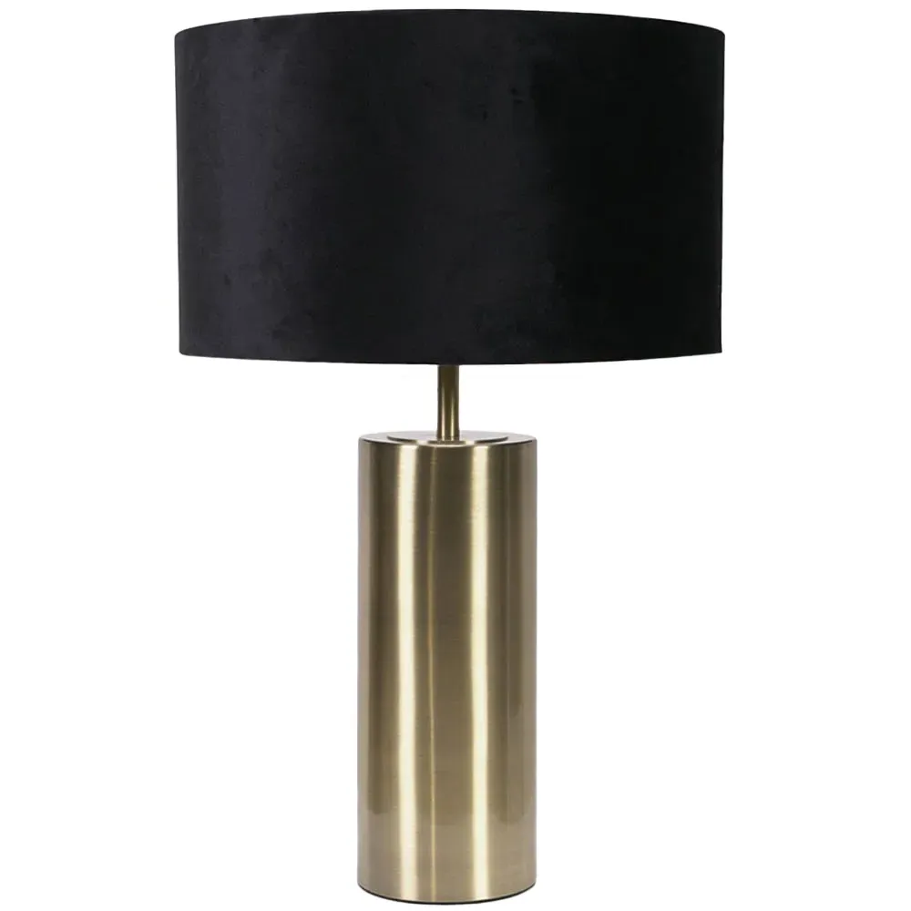 Lexy Reni Touch LED Table Lamp - Black, Velvet image
