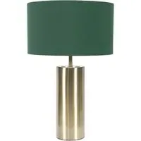 Lexy Reni Touch LED Table Lamp - Forest Green, Brass