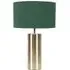 Lexy Reni Touch LED Table Lamp - Forest Green, Brass