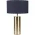 Lexy Reni Touch LED Table Lamp - Navy Blue, Brass