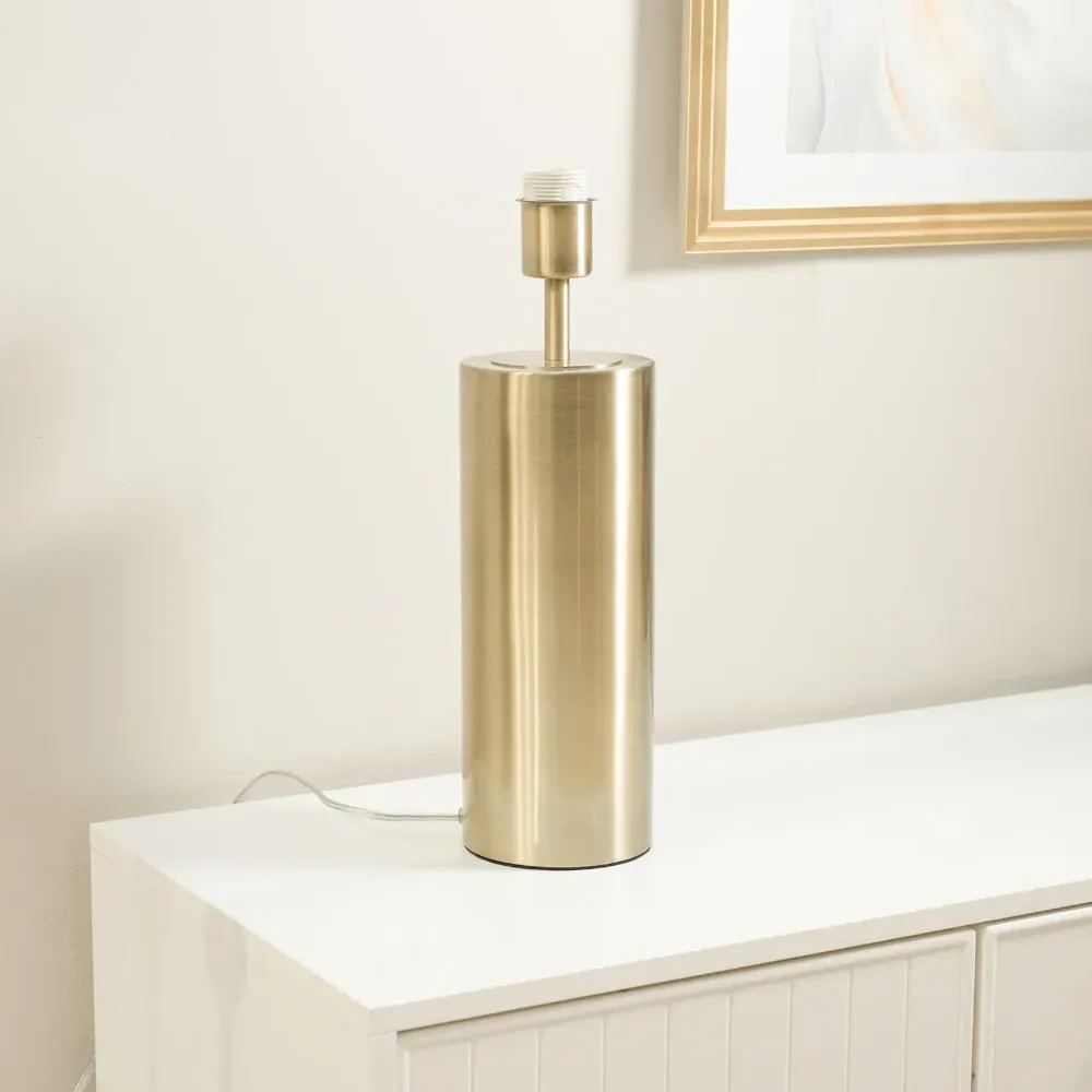 Lexy Touch Table Lamp Base - Antique Brass