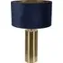 Lexy Touch Table Lamp - Navy Blue, Velvet