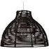 Lobster Pot Weave Basket Ceiling Lamp Shade - Brown