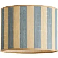 Lori Drum Ceiling Lamp Shade - Blue, Bamboo