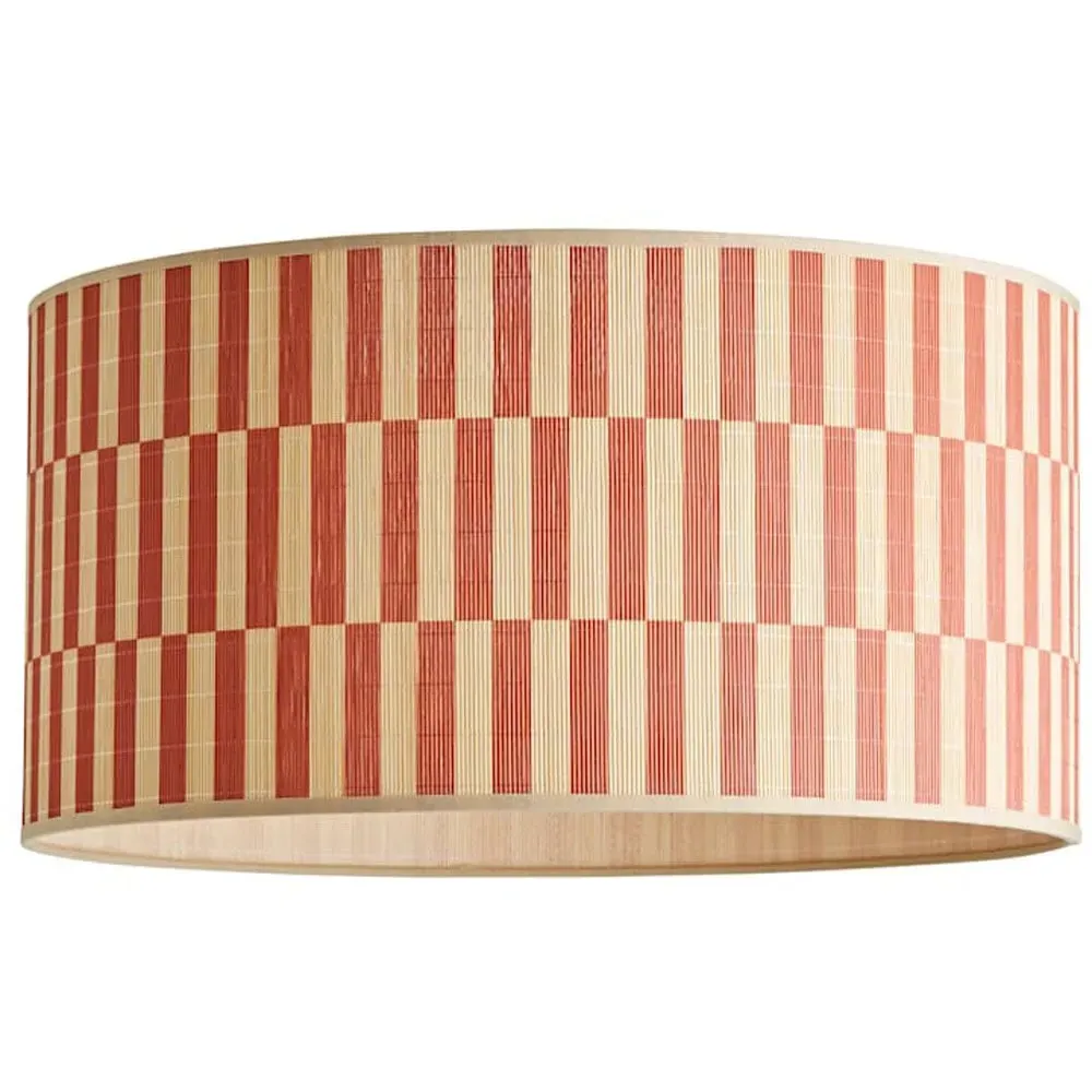 Lori Drum Ceiling Lamp Shade - Orange, Bamboo