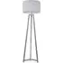 Lottie Tripod Floor Lamp with Drum Shade - Grey, Wood