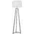Lottie Tripod Floor Lamp with Drum Shade - Grey, Wood