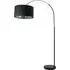 Louis Arched LED Floor Lamp - Black, Chrome